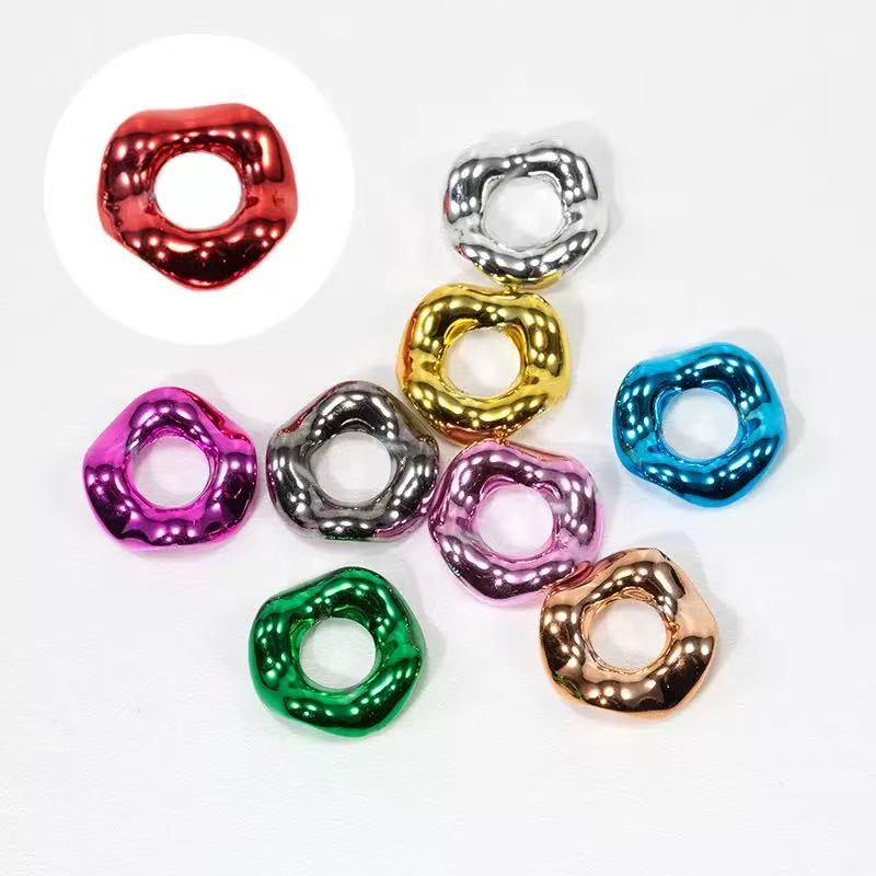 【Spacers】Wave bead diy mobile phone chain bag pendant jewelry bead pen bracelet necklace jewelry accessories
