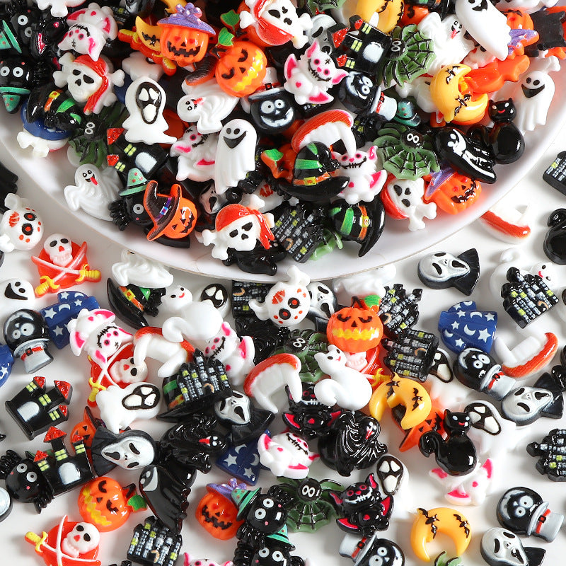 Cartoon Halloween Pumpkin Head DIY beads