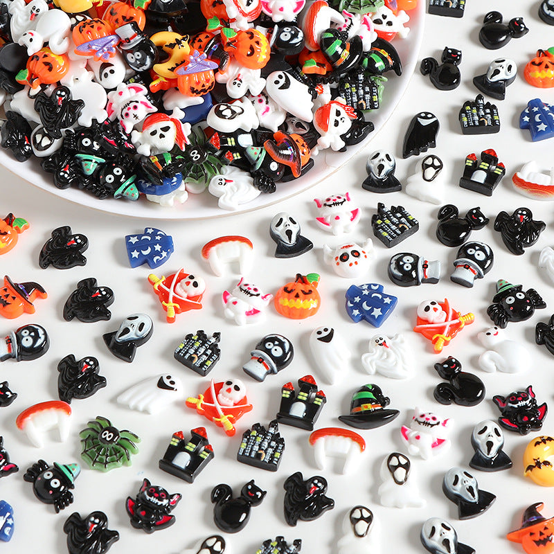 Cartoon Halloween Pumpkin Head DIY beads