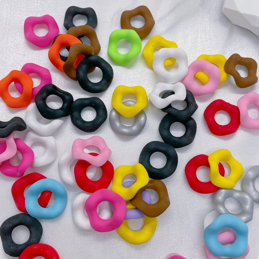 【Spacers】Wave bead diy mobile phone chain bag pendant jewelry bead pen bracelet necklace jewelry accessories